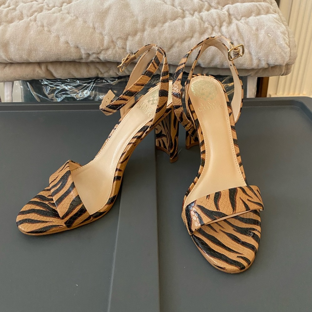 Vince Camuto Tiger Stripe Sandals